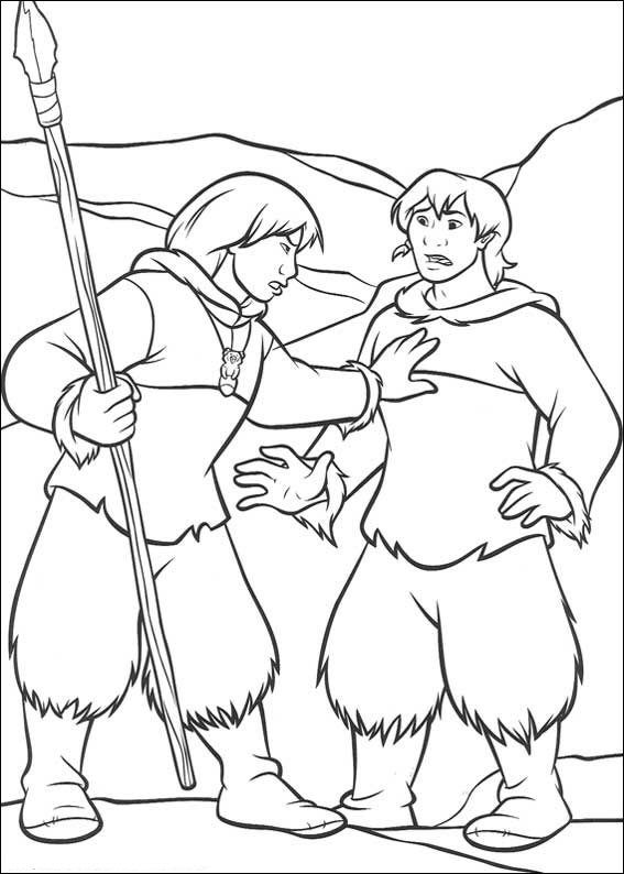 coloriage freres des ours les esquimaux